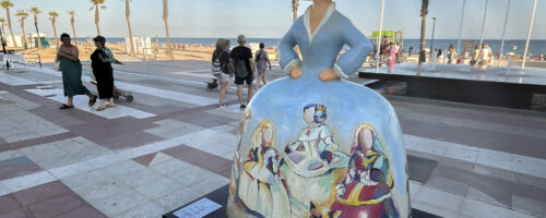 La playa de La Concha en el Atlántico o una Menina entre bañistas: en Lepe es posible
