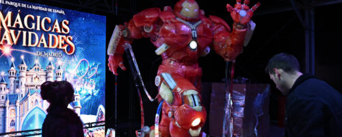 Comienza el Ice Festival en Madrid con esculturas de hielo de artistas de todo el mundo